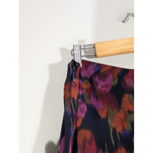 Ralph Lauren Womens Floral Ruffle Skirt Sz 12 Cottagecore Feminine Luxe Coquette - Picture 8 of 11